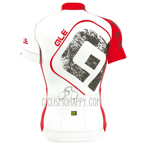 ALE Graphics Prr Star Cycling Jersey Bib Short 2017 Men Short Sleeve Red