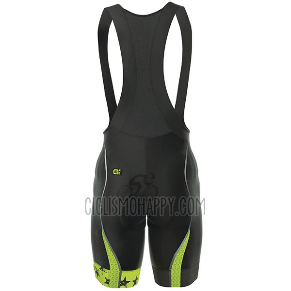 ALE Graphics Prr Star Cycling Jersey Bib Short 2017 Men Short Sleeve Yellow