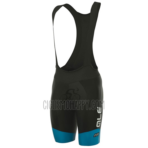 ALE R-ev1 Rumbles Cycling Jersey Bib Short 2017 Men Short Sleeve Blue