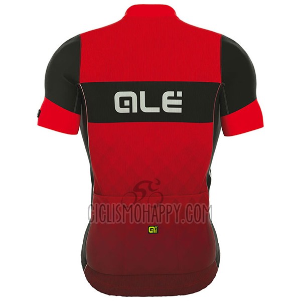 ALE R-ev1 Rumbles Cycling Jersey Bib Short 2017 Men Short Sleeve Red