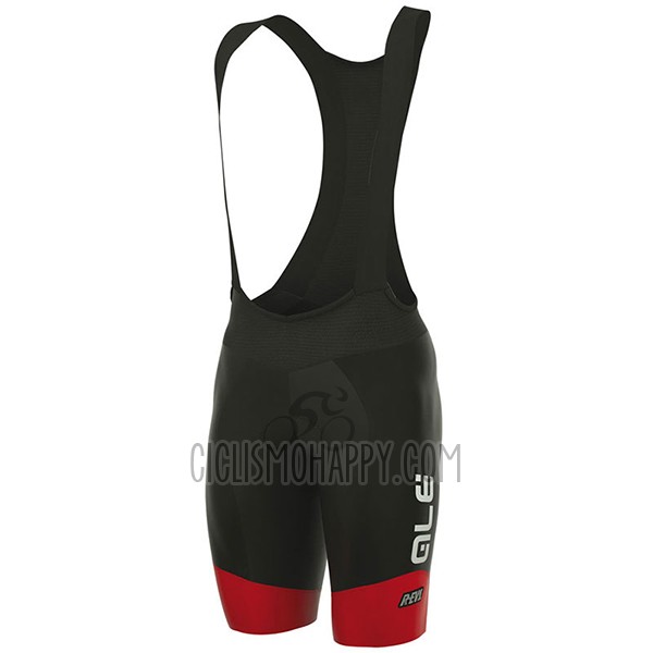 ALE R-ev1 Rumbles Cycling Jersey Bib Short 2017 Men Short Sleeve Red