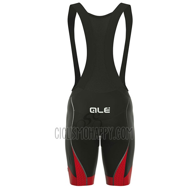 ALE R-ev1 Rumbles Cycling Jersey Bib Short 2017 Men Short Sleeve Red