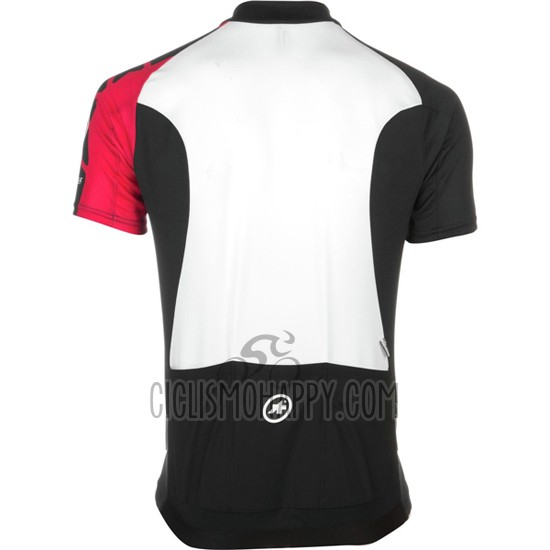 Assos Cycling Jersey Bib Short 2016 Men Short Sleeve Black and Red