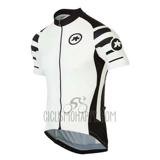 Assos Cycling Jersey Bib Short 2016 Men Short Sleeve Black and White