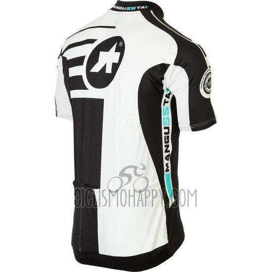 Assos Cycling Jersey Bib Short 2016 Men Short Sleeve Black and White