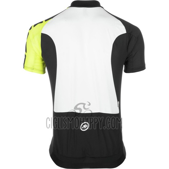 Assos Cycling Jersey Bib Short 2016 Men Short Sleeve Black and Yellow