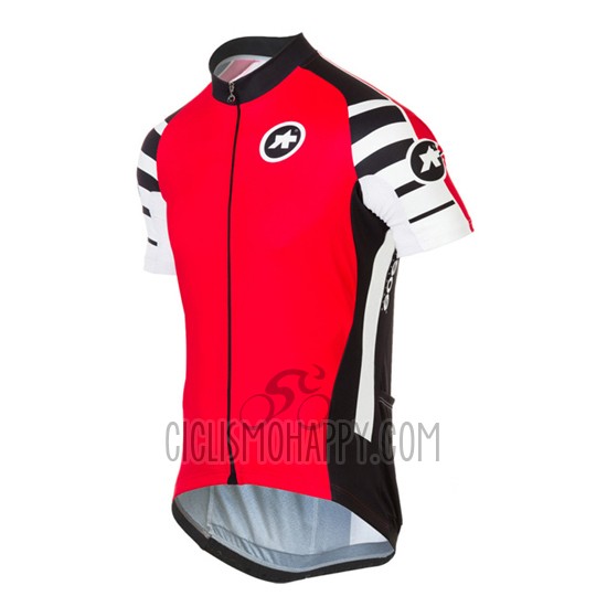 Assos Cycling Jersey Bib Short 2016 Men Short Sleeve Red