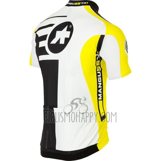 Assos Cycling Jersey Bib Short 2016 Men Short Sleeve Yellow