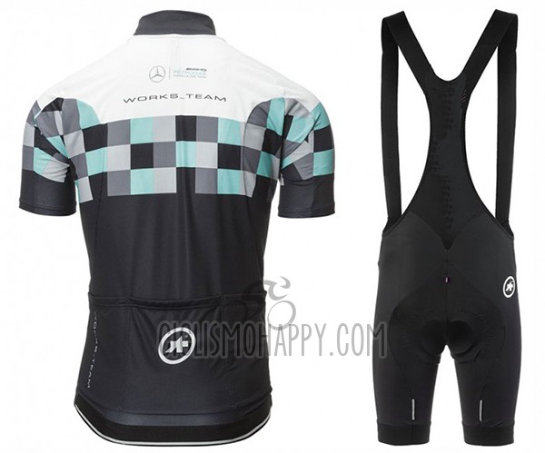 Assos Cycling Jersey Bib Short 2017 Men Short Sleeve Black