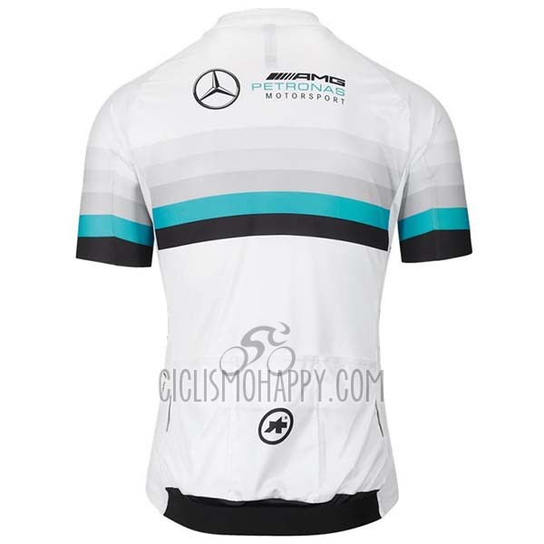 Assos Cycling Jersey Bib Short 2020 Men Short Sleeve White Blue Black
