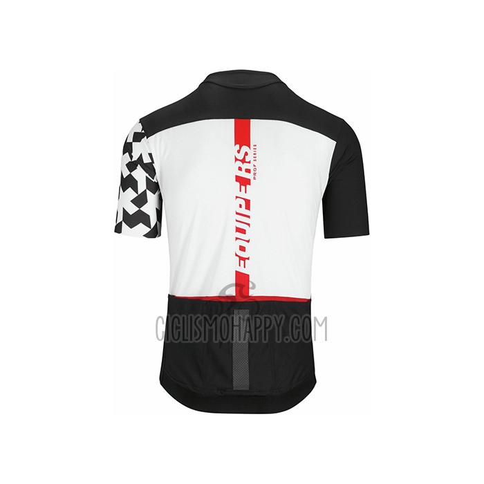 Assos Cycling Jersey Bib Short 2021 Men Short Sleeve Black White Red