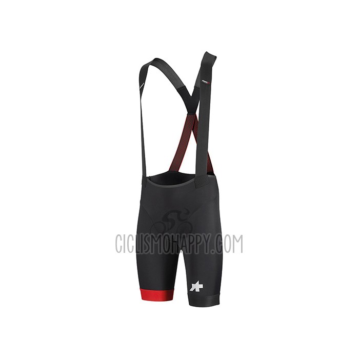 Assos Cycling Jersey Bib Short 2021 Men Short Sleeve Black White Red