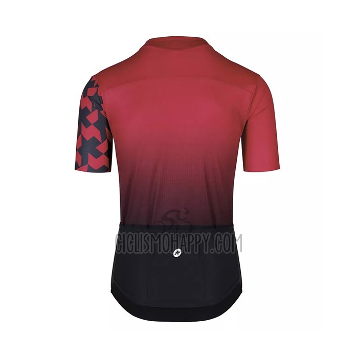 Assos Cycling Jersey Bib Short 2021 Men Short Sleeve Deep Red