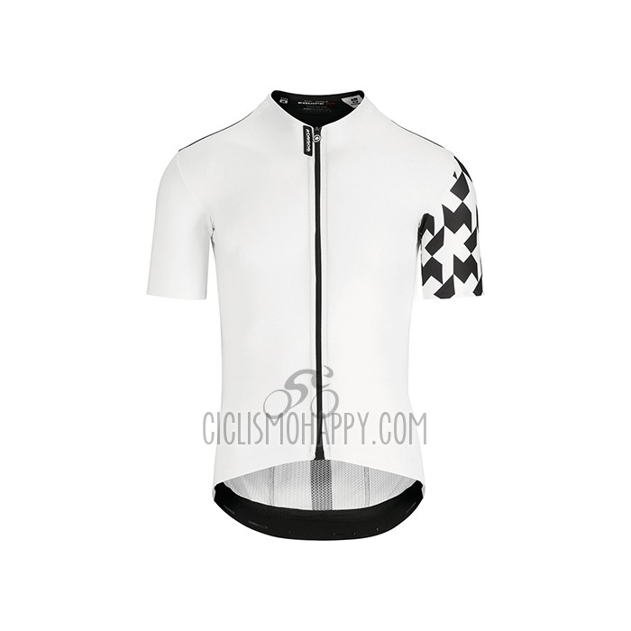 Assos Cycling Jersey Bib Short 2021 Men Short Sleeve White Black