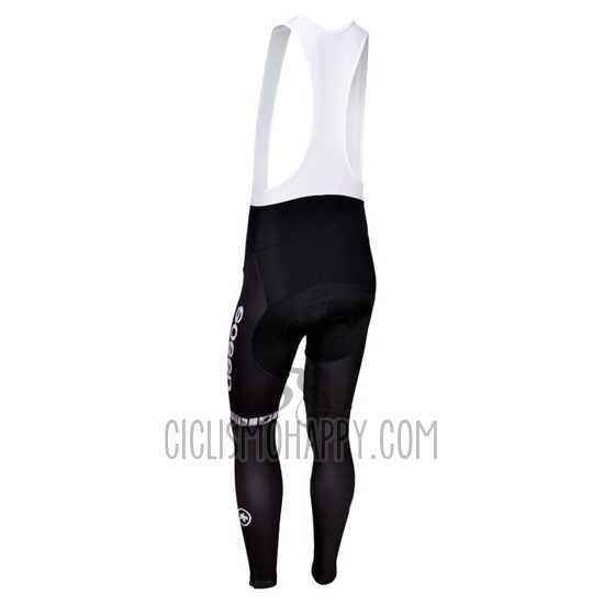 Assos Cycling Jersey Bib Tight 2013 Men Long Sleeve White and Black