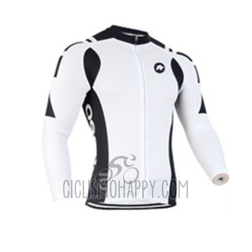 Assos Cycling Jersey Bib Tight 2014 Men Long Sleeve White