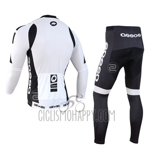 Assos Cycling Jersey Bib Tight 2014 Men Long Sleeve White