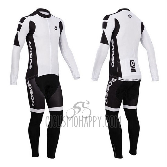 Assos Cycling Jersey Bib Tight 2014 Men Long Sleeve White