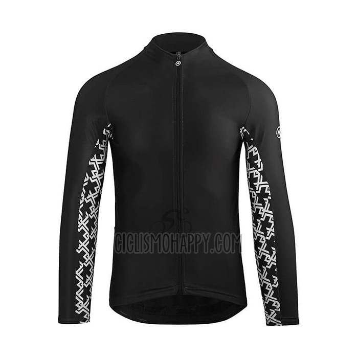 Assos Cycling Jersey Bib Tight 2021 Men Long Sleeve Black