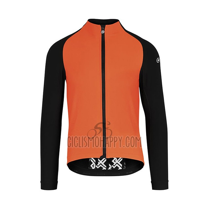 Assos Cycling Jersey Bib Tight 2021 Men Long Sleeve Orange