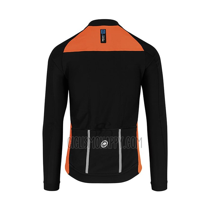 Assos Cycling Jersey Bib Tight 2021 Men Long Sleeve Orange