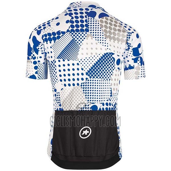 Assos Erlkoenig Cycling Jersey Bib Short 2020 Men Short Sleeve Blue White