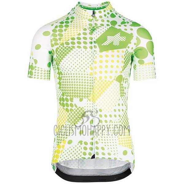 Assos Erlkoenig Cycling Jersey Bib Short 2020 Men Short Sleeve Green White