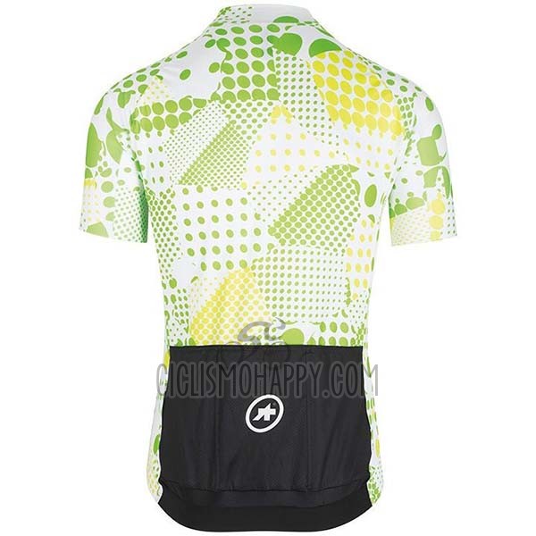 Assos Erlkoenig Cycling Jersey Bib Short 2020 Men Short Sleeve Green White
