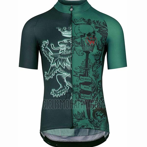 Assos Fastlane Wyndymilla Cycling Jersey Bib Short 2020 Men Short Sleeve Green