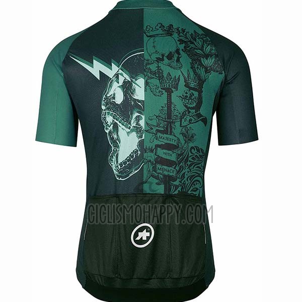Assos Fastlane Wyndymilla Cycling Jersey Bib Short 2020 Men Short Sleeve Green