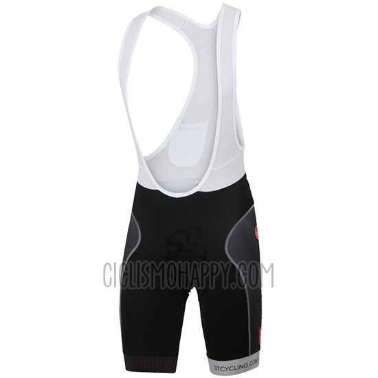 Castelli 3t Cycling Jersey Bib Short 2015 Men Short Sleeve Black and Red