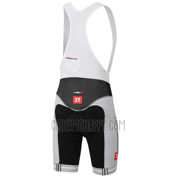Castelli 3t Cycling Jersey Bib Short 2017 Men Short Sleeve Gray and Black