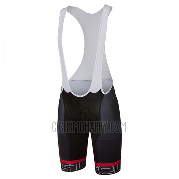Castelli Attacco Cycling Jersey Bib Short 2017 Men Short Sleeve Black