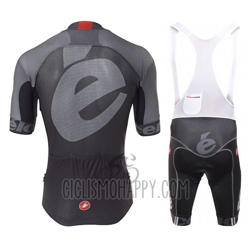 Castelli Cervelo Cycling Jersey Bib Short 2016 Men Short Sleeve Black