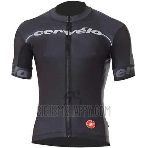 Castelli Cervelo Cycling Jersey Bib Short 2016 Men Short Sleeve Black