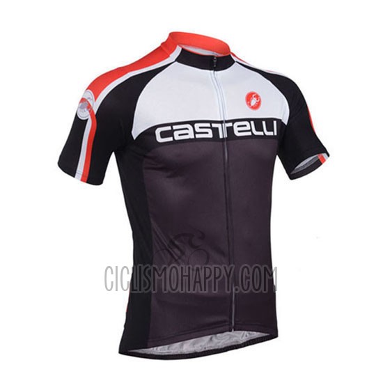 Castelli Cycling Jersey Bib Short 2013 Men Short Sleeve Black