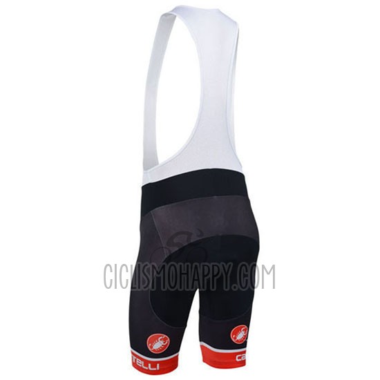 Castelli Cycling Jersey Bib Short 2013 Men Short Sleeve Black and Red