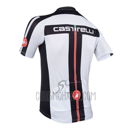 Castelli Cycling Jersey Bib Short 2013 Men Short Sleeve White
