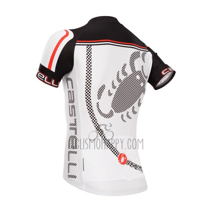 Castelli Cycling Jersey Bib Short 2014 Men Short Sleeve Black and Gray