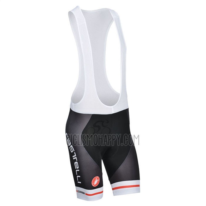 Castelli Cycling Jersey Bib Short 2014 Men Short Sleeve Black and Gray