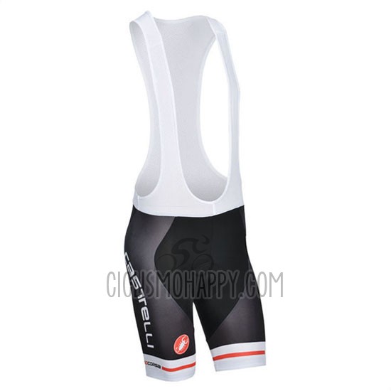 Castelli Cycling Jersey Bib Short 2014 Men Short Sleeve Blue and Black