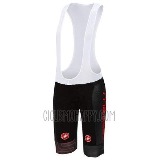 Castelli Cycling Jersey Bib Short 2016 Men Short Sleeve Gray and Black
