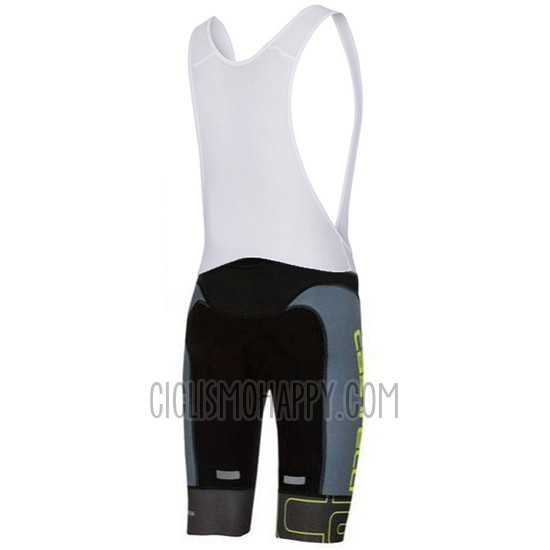 Castelli Cycling Jersey Bib Short 2016 Men Short Sleeve Green and Gray