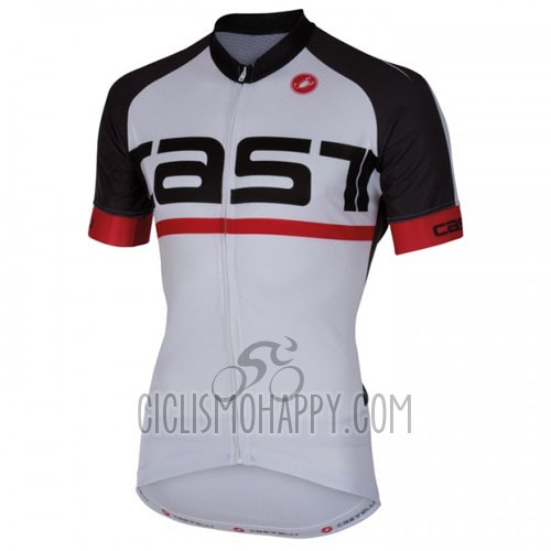 Castelli Cycling Jersey Bib Short 2016 Men Short Sleeve White