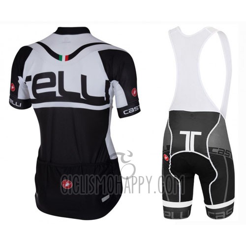 Castelli Cycling Jersey Bib Short 2016 Men Short Sleeve White Black