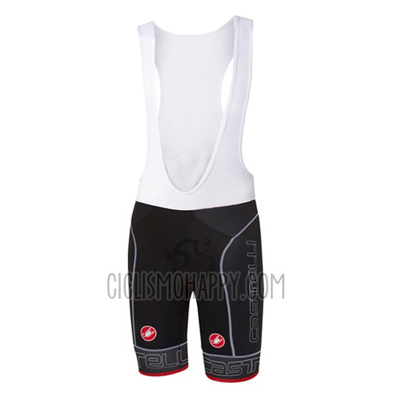 Castelli Cycling Jersey Bib Short 2017 Men Short Sleeve Black