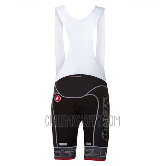 Castelli Cycling Jersey Bib Short 2017 Men Short Sleeve Black