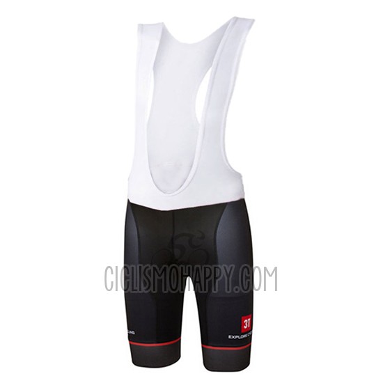 Castelli Cycling Jersey Bib Short 2017 Men Short Sleeve Bright Black and Red