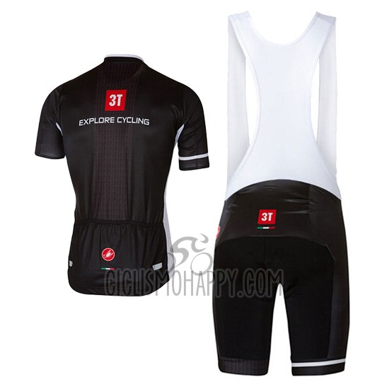 Castelli Cycling Jersey Bib Short 2017 Men Short Sleeve Deep Black