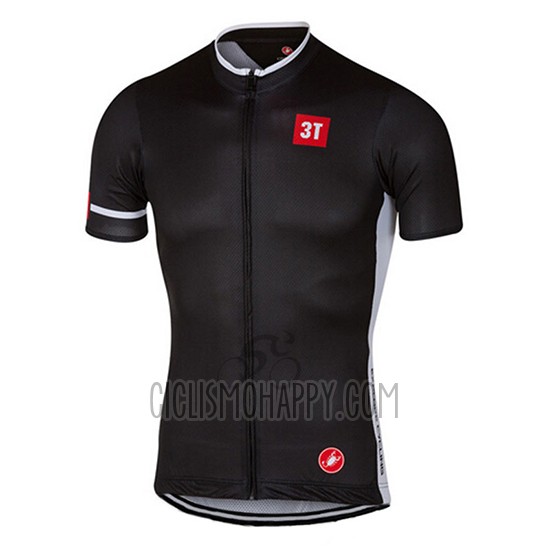 Castelli Cycling Jersey Bib Short 2017 Men Short Sleeve Deep Black